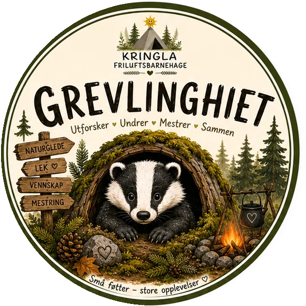 Original illustrert avdelingslogo for Grevlinghiet